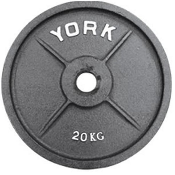 Weight Plates 2.5lbs York Chrome Standard 1” 4 